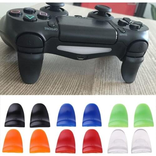 2pcs R2 L2 Button Extended Trigger Cover Extender for Playstation 4 PS4 Slim Pro