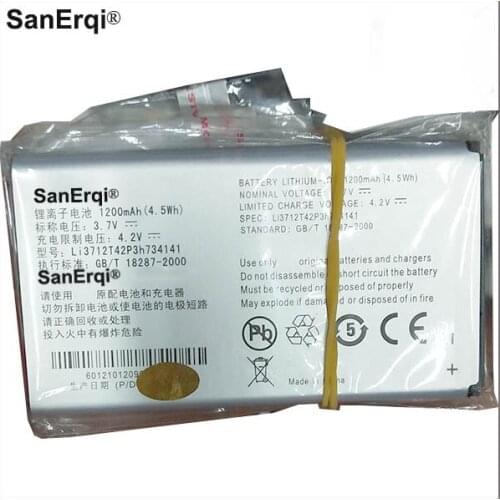 10pcs Battery For ZTE Li3712T42P3h734141 phone battery For ZTE N960 U236 X920 1200mAh Battery
