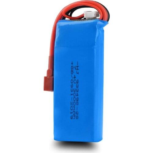 7.4V 3000MAh Lipo Battery 2S for Wltoys 144001 124018 124019 RC Car