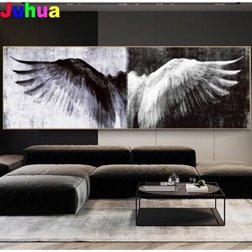 Large Angel Wings Wholesale Diamond Painting Rhinestone,Diamond Painting sale Full Stone crysta painting Big size Abstract art
