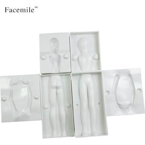 Fondant 3D People Gift Figure Gift Decorating Mould for Creating Women Children Girl 04117