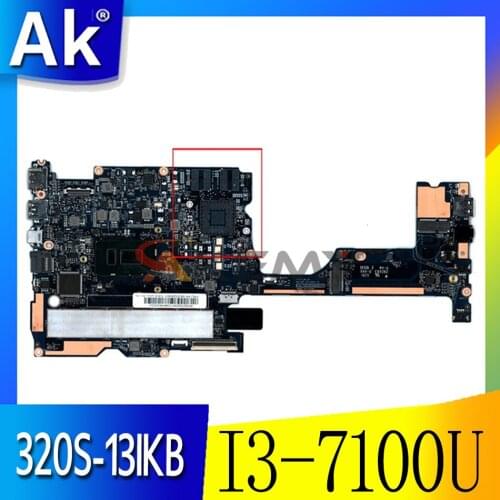 Akemy For Lenovo 320S-13IKB 320S-13 Laptop Motherboard CPU I3 7100U 7020U RAM 4GB Tested 100% Work
