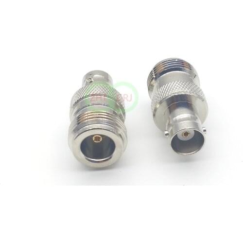 N Female to BNC Jack Female Straight Nickelplated Connector adapter New