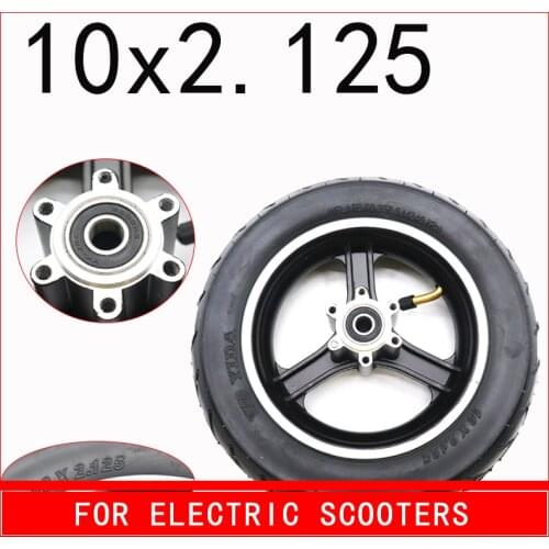 10 Inch Alloy Inflatable Wheel For Electric Scooter Folding Bike Smart Balance Scooter Explosion-proof Tyre 10X2.125 10*2.125