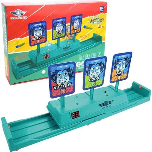 The New Electronic Strike Target Can Move Function Strike 3 Targets Self-resetting Target Foam Bomb Toy Is Strike Ideal Gift Toy