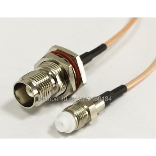 New Modem Coaxial Cable TNC Female Jack To FME Female Jack Connector RG316 Cable Pigtail 15CM 6" Adapter