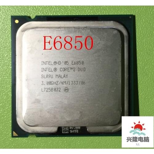 Lntel Core 2 Duo E6850 Desktop CPU 3.0GHz 4MB/1333Mhz processor LGA 775 Free Shipping