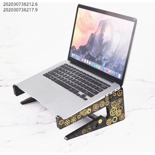 DIY Crystal Computer Stand Epoxy Resin Mold Silicone Casting Mold Desktop Computer Support Storage Shelf Molds Multifunctional