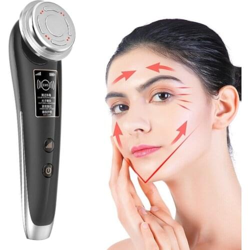 LED Face Light Therapy EMS Facial Cleaning Beauty Machine Anti Wrinkle Remover Beauty Products For Women Skin Care Tightening