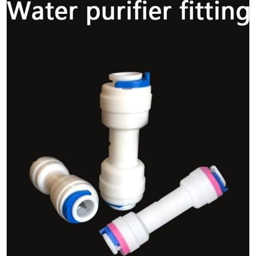 Water purifier fitting Tube Straight PE Pipe Fitting Hose Plastic Quick Connector Aquarium Water Filter Reverse Osmosis System