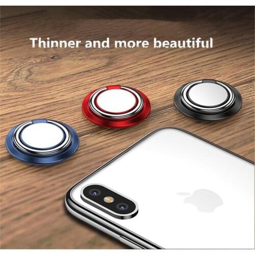 Universal Magnetic Stand 360 Degree Rotate Holder Finger Ring Mobile Phone Stand for Iphone X Huawei Xiaomi Smart Phone Bracket