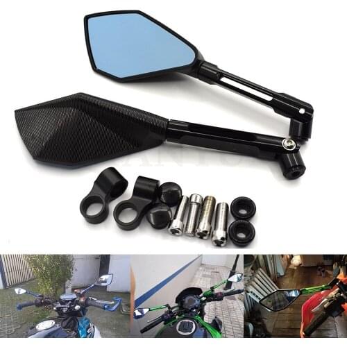 Universal modified Motorcycle Side Mirror CNC rearview Mirror For Honda MSX Yamaha BWS PCX RSZ RS Kawasaki Suzuki Ducati GS R1R3