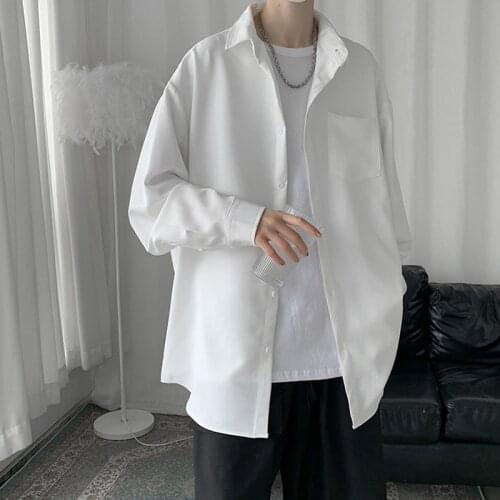 VOGREAPER Men's Long Shirts