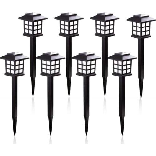 2/4/6 Pack Solar Lawn Lamp Outdoor Lighting Waterproof Ground Plug Lawn Lamp Led Solar Garden Landscape Light Plug Lamp