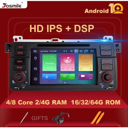 4GB DSP 1 Din Android 10 GPS Navigation For BMW E46 M3 Rover 75 Coupe 318/320/325/330/335 Car Radio Multimedia DVD Player Stereo