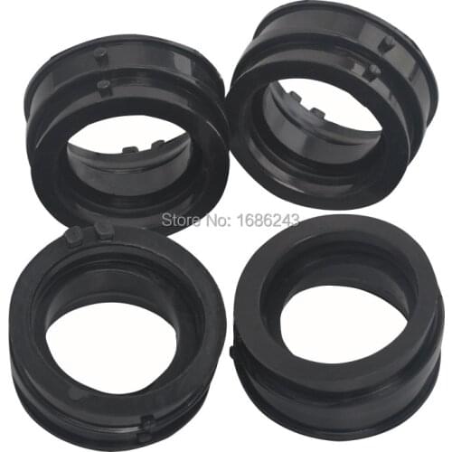 4pcs Carburetor Boots Carb Manifold Interface Intake Pipe Adapters Insulator Boot Fits For Honda CBR900/929/954RR 2000-03