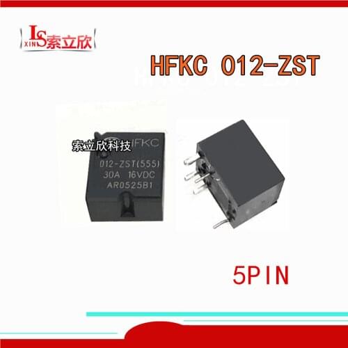 10PCS/lot 100%New Automobile relay HFKC 012-ZST HFKC 012-HT HFKC-012-ZST HFKC-012-HT HFKC 012 ZST HFKC 012 HT 4PIN 5PIN 12V