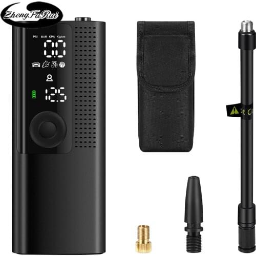 Automatic charging and stopping, inflator pump, electric smart portable car inflator, compressor air tire inflator