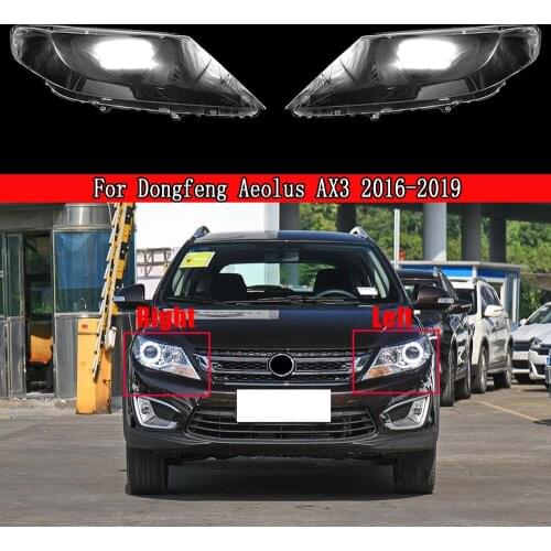 Car Glass Lamp Headlamp Lampcover Shell Auto Lampshade Headlight Lens Cover For Dongfeng Aeolus AX3 2016-2019 Auto Lamp Case