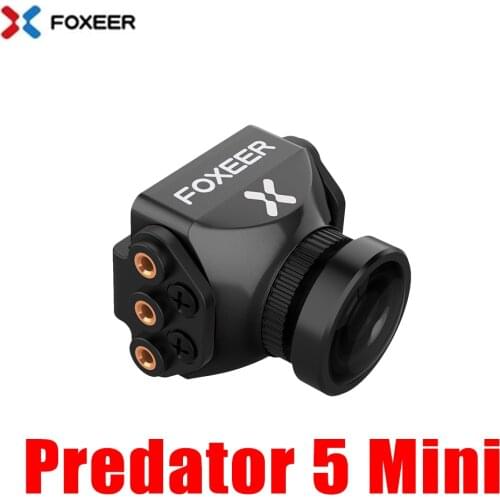 Foxeer Predator V5 Mini full cased racing FPV Camera 1000TVL switchable Super WDR OSD 4ms Latency Upgraded