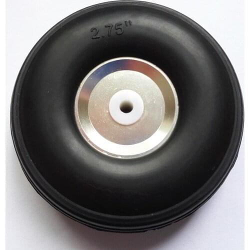 2.75'' / 89mm PU wheel with Dia-Casting Aluminum hub for RC Airplane