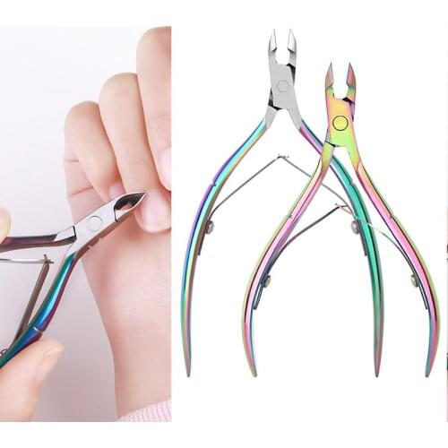 Laser Stainless Steel Nipper Clipper Nail Cuticle scissor Toenail Trimmer Scissor Plier Nipper Trimming Dead Skin Remover Tool