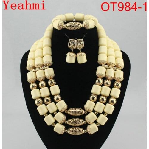 Fashion Jewelry Sets African Beads Jewelry Set Nigerian Wedding African Beads Necklace Set African Jewelry Set OT984-1