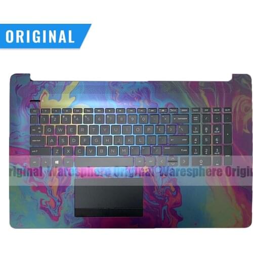 New and Original Top Cover Upper Case for HP 17-BY Palmrest With US Backlit Keyboard 6010B1308019 L70716-001