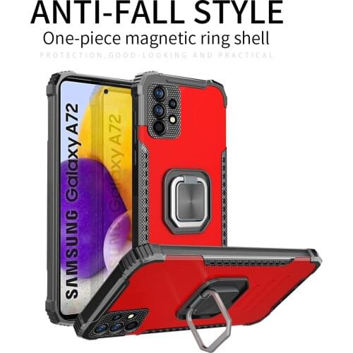 ShockProof Phone Case For Samsung Galaxy A52 A72 A32 A51 A71 A31 A12 A50 A70 A30S A82 A22 Radiating KickStand Back Cover Case