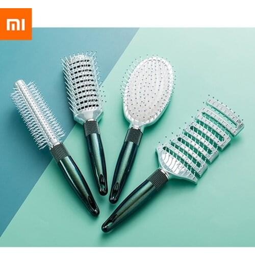 Xiaomi mijia JordanJudy Hair curls comb Blowing hair styling Inner buckle Massage comb hair salon Household 4 choices