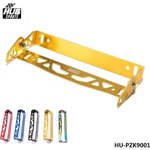 Adjustable License Plate Frame Power Racing Tag Holder For Subaru For Mazda For BMW For VW HU-PZK9001
