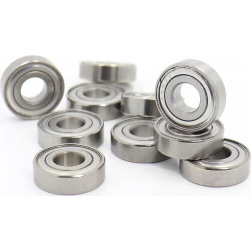 S697ZZ Bearing 7*17*5 mm ( 10PCS ) ABEC-1 440C Roller Stainless Steel S697Z S697 Z ZZ Ball Bearings