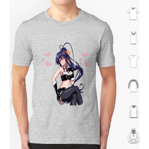 High School Dxd Akeno Sexy T Shirt Diy Big Size Cotton Anime High School Dxd Highschooldxd High School Dxd Saison 4 Manga