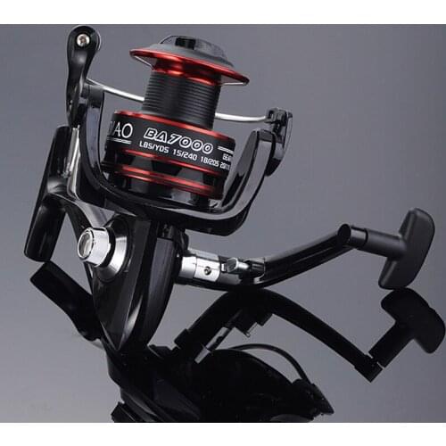 Baitcasting Fishing Reel 500-5000 Series Long Cast Spinning Reel Sea Pole Reels Rocky Fishing Lure Telescopic Fishing Reel