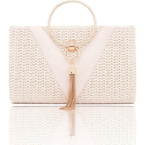 New Fashion Hand-woven Bag, Shoulder Bag, Woven Dinner Bag, Bridal Bag, Fashion Ladys Clutch, Casual Handbag, Ladys Handbag