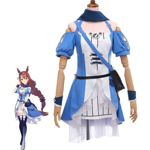 Game Pretty Derby Super Creek Cosplay Costume Women Fancy Dress With Shoulder Bag Halloween Carnival Uniforms Custom Made
