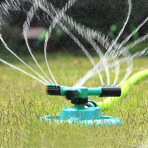 360 Degree Rotating Automatic Garden Watering 3 Fork Sprinkler Irrigation System sprinkler has the function of 360 degree rotat