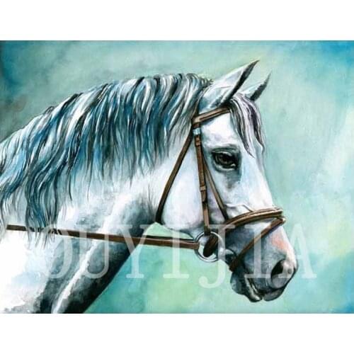 OUYIJIA 5d DIY Diamond Painting Animal Horses Dog Full Square Round Rhinestone Embroidery Cross Stitch Craft Tools Set