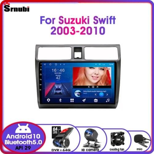 Android 10.0 2Din IPS 4G Net Car Radio For Suzuki Swift 2003-2010 Stereo DSP RDS GPS Navigation Multimedia Video Player MP5 DVD