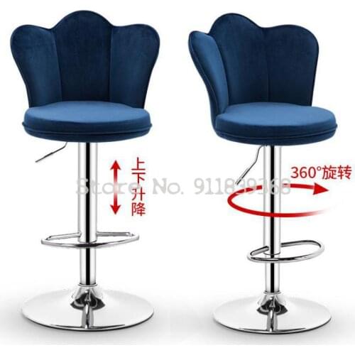 Bar Chair Family Lift Chair High Stool Modern Simple Bar Stool Nordic Luxury Stool Bar High Chair Bar Chair