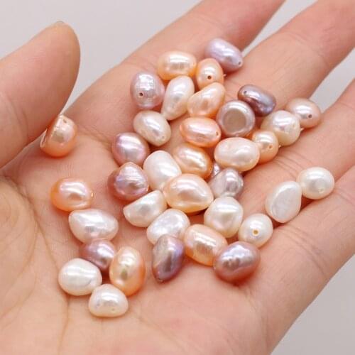 20pcs/lot Vertical Hole Natural Freshwater Pearl Beads AA Loose Pearl Beads for Making DIY Jewelry Necklace Bracelet 5-10mm