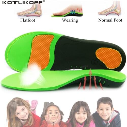Kids Orthotics Insoles Flat Feet Shoes Sole Orthopedic O/X Type Legs Valgus/Varus Child Arch Foot Pad Sports Shoes Inserts