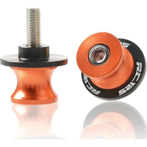 For RC 125 200 250 390 990 790 2018 2019 CNC Aluminum Motorcycle Accessories Swingarm Spools Slider Stand Screws M10