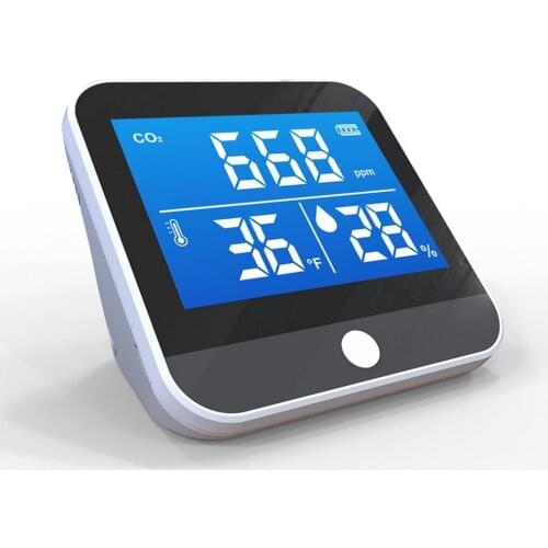 DM306C Portable Air Quality Monitor Temperature Humidity Monitor Infrared NDIR CO2 Detector Indoor CO2 Detection Drop Shipping