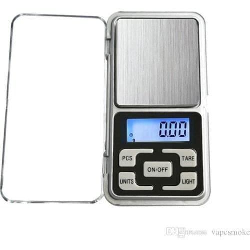 Mini Electronic Digital Scale Jewelry weigh Scale Balance Pocket Gram LCD Display Scale With Retail Box 500g/0.1g 200g/0.01g