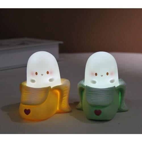 Simulation Banana Modeling Model Cartoon Cute Bedroom Table Lamp Night Light Countertop Led Lamp Decoration