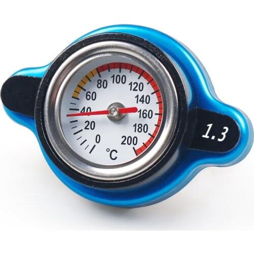 JDM Racing Small Size Thermost Radiator Cap Tank Cover Water Temp Gauge 0.9BAR 1.1BAR 1.3 BAR Cover Logo(Big Head) JG-RC01