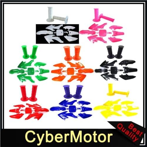 Plastic Fairing Body Fender Kits Throttle Handle Grips For Honda XR50 CRF50 Chinese Dirt Bike 50cc-160cc SSR Thumpstar GPX YCF