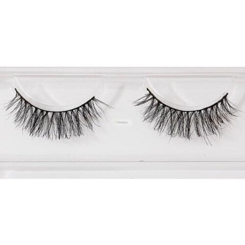 1pair Mink Eyelashes Natural Black False Eyelashes Long Cross Fake Eye Lashes Extension accessory Makeup tools