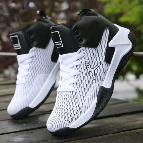 Hot Men Wear Resistant Waterproof Gym Cushioning Shoes Mens Basketball Shoes Outdoor Sneakers Breathable Tennis Sport Shoes Male